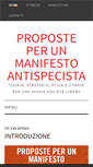 Mobile Screenshot of manifestoantispecista.org